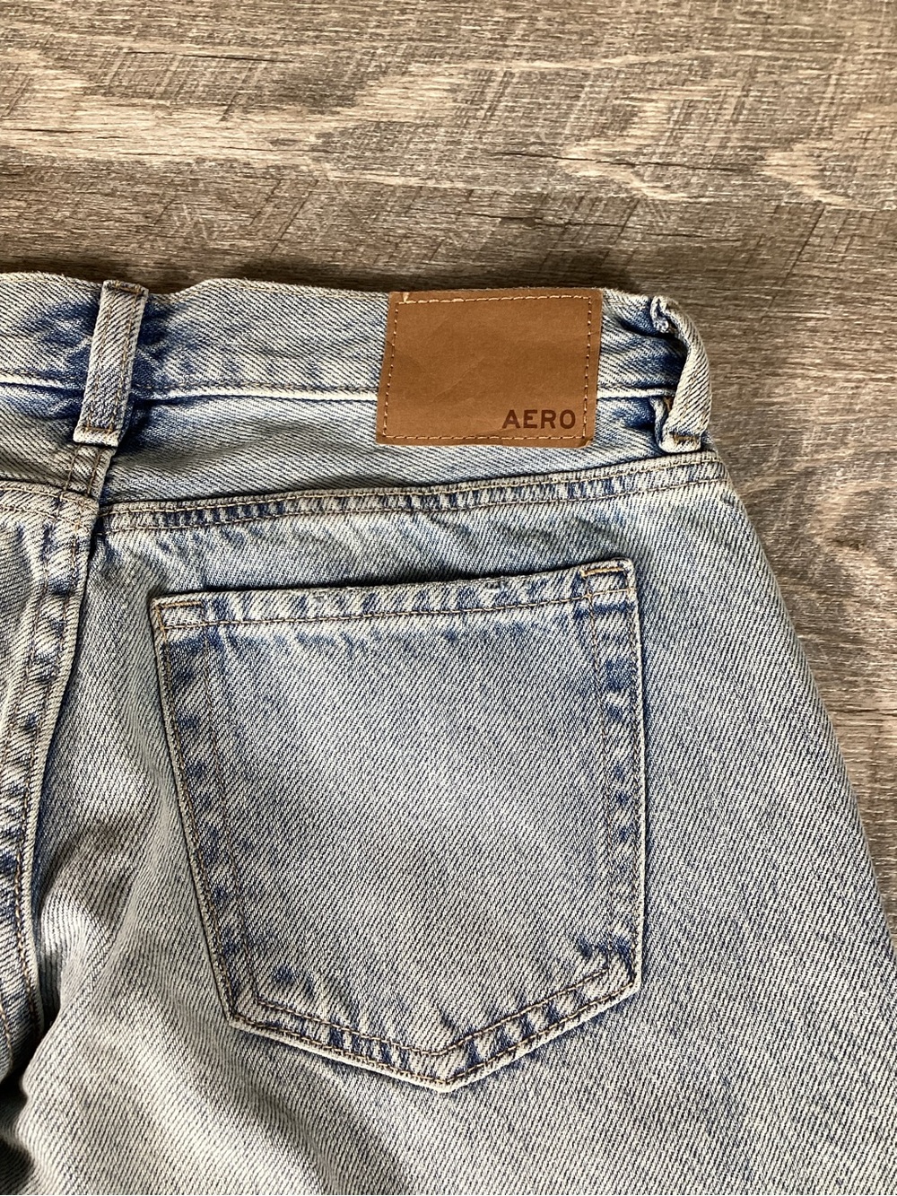 Aéropostale Y2K Ultra Wide Leg Jeans Size 0 Low Rise Floral Embroidered NWT - Picture 10 of 10